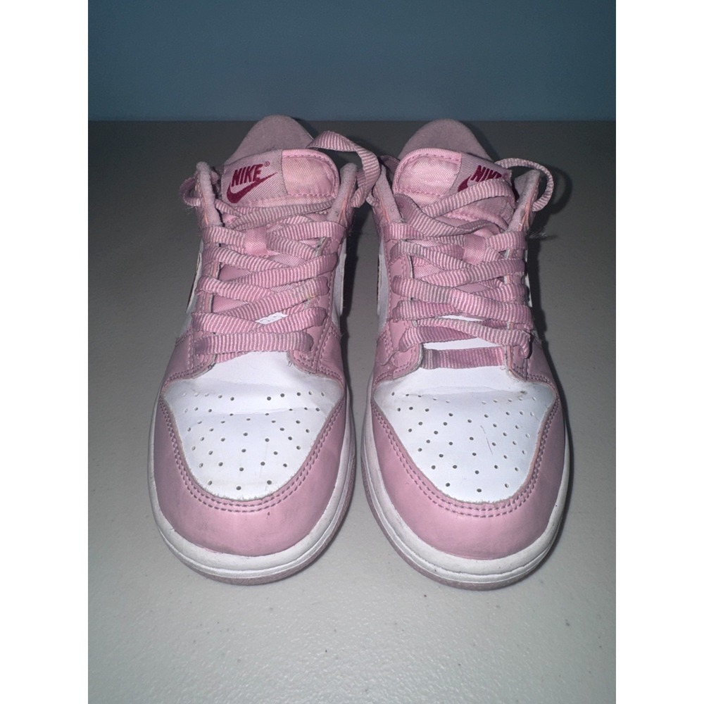 Nike Low Top Girls 6Y Lace-Up Sneakers DO6485-600 Classic Casual School Pink